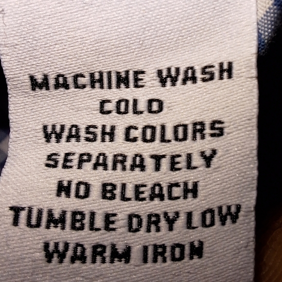 A Bristol Bull men's 3XLT long sleeve button-down. Blue checkered. - Picture 6 of 6